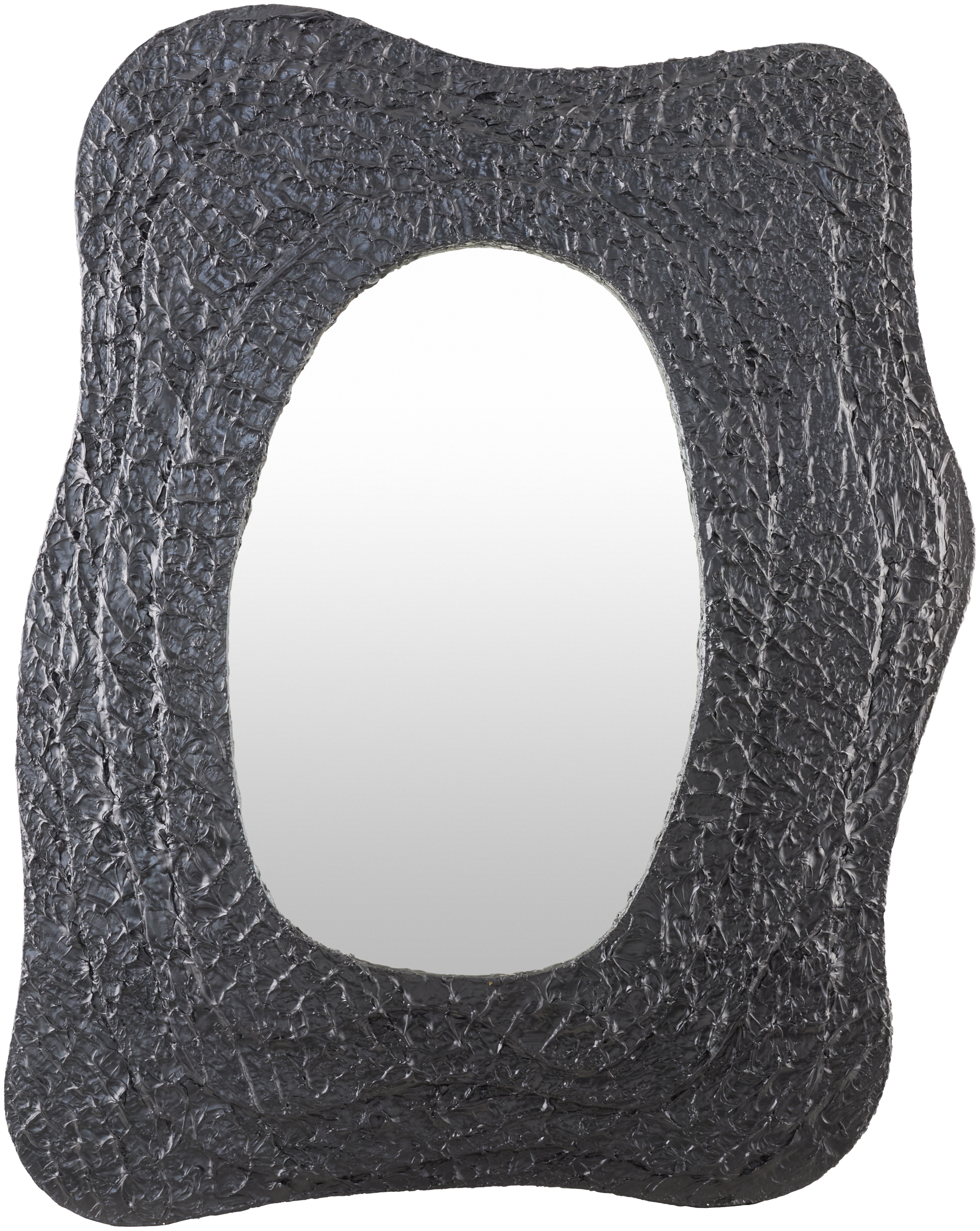 Nero Black 30"H x 42"W x 2"D Accent Mirror - Image 0