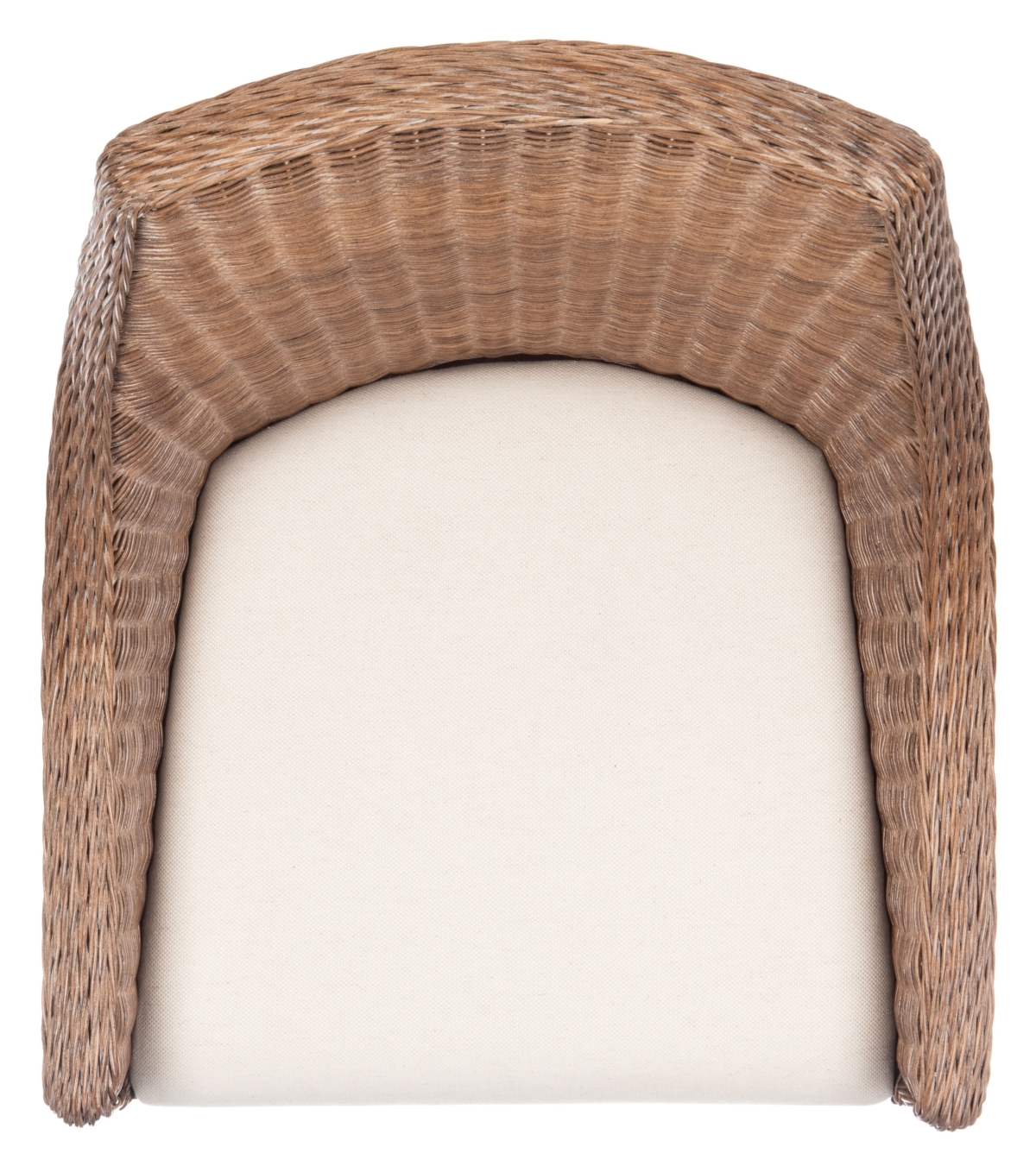 Franco Sloping Chair - Brown / Natural / White - Safavieh - Image 5