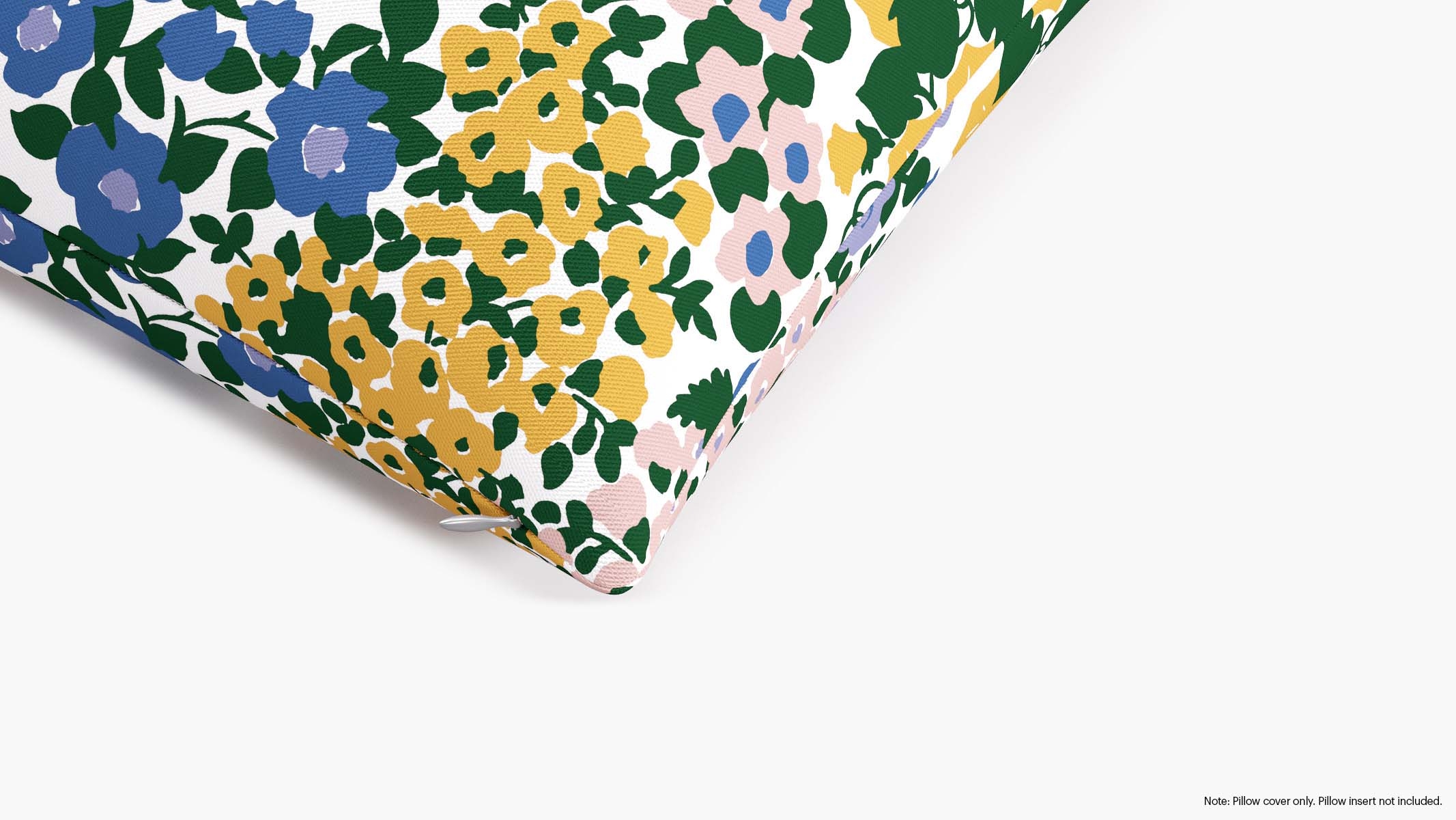 Throw Pillow Cover 26", Lavender Million Flowers, 26" x 26" - Image 1