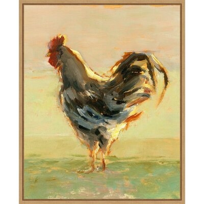 Sunlit Rooster II By Ethan Harper Framed Canvas Art - Image 0