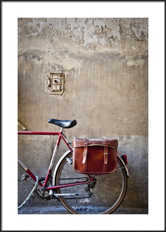 Parisian Red Bicycle by Sivan Askayo for Artfully Walls - Image 0