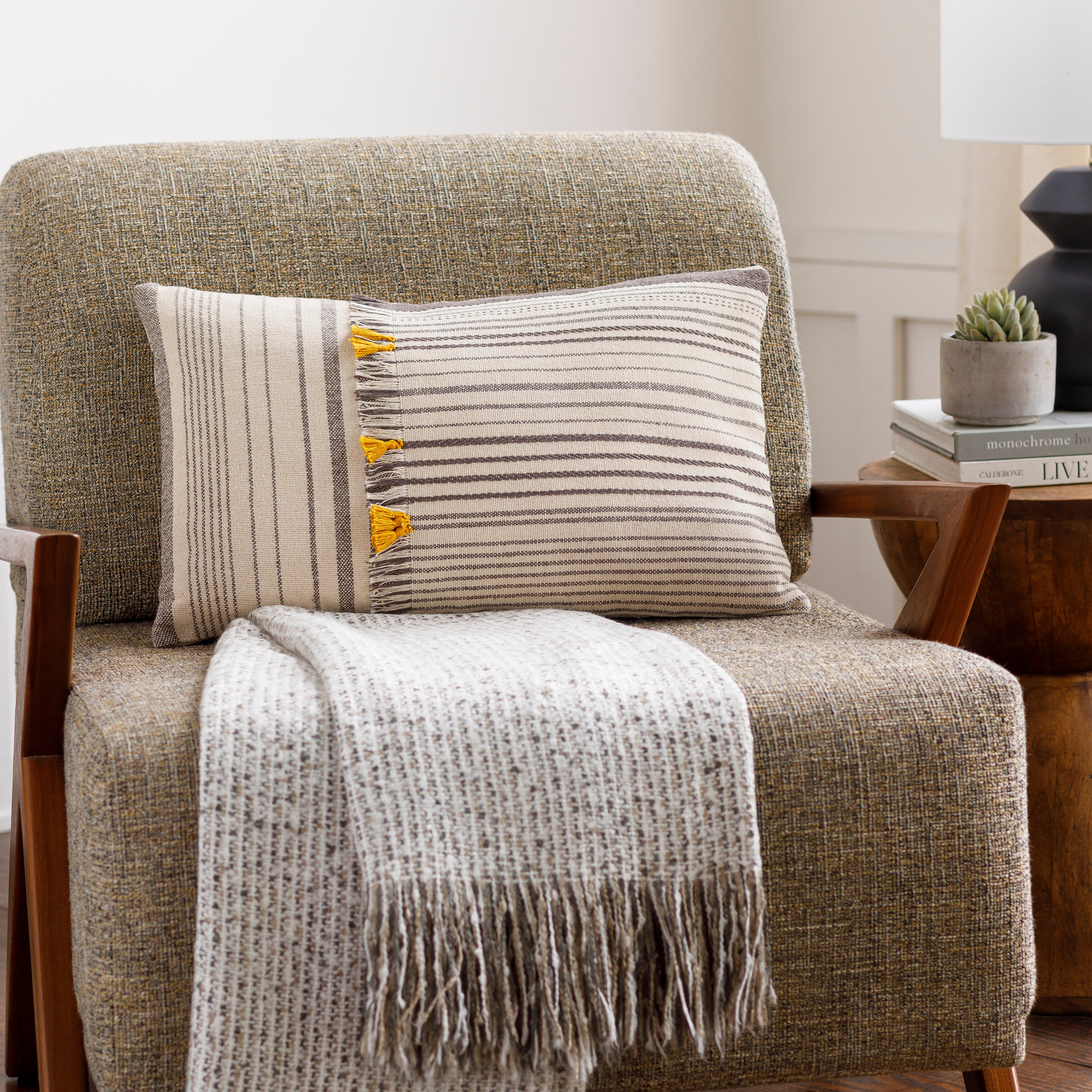 Springville SGV-001 14"L x 22"W Polyester Filled Pillow - Image 1