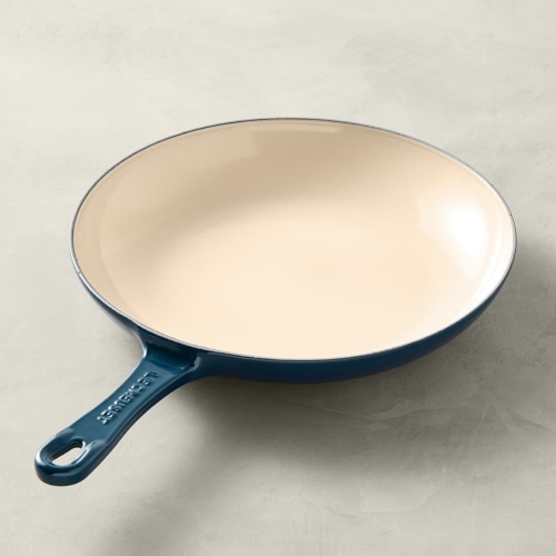 Le Creuset Enameled Cast Iron Shallow Fry Pan, 11", Agave - Image 0