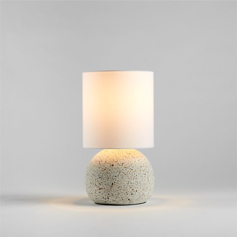 White Terrazzo Kids Table Lamp - Image 2