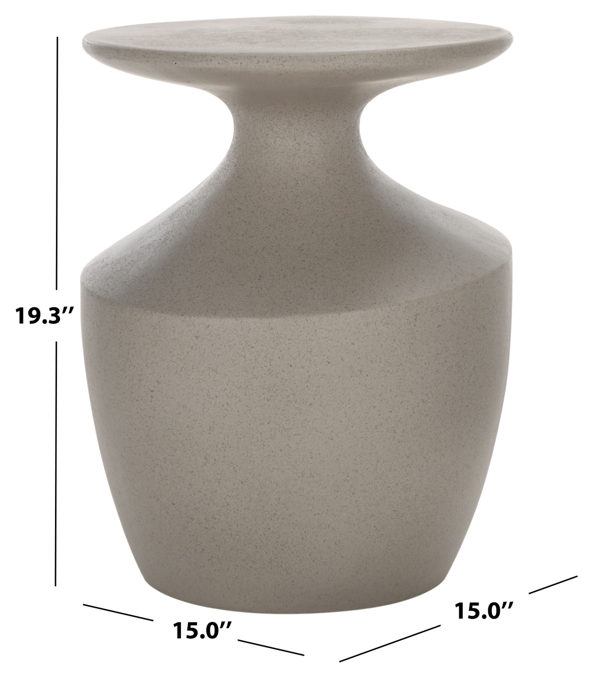 Jaiya Accent Table - Grey - Safavieh - Image 9
