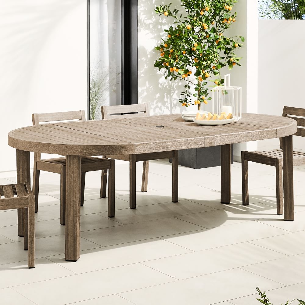 Portside Outdoor 48-98in Dining Table, Reef - Image 2