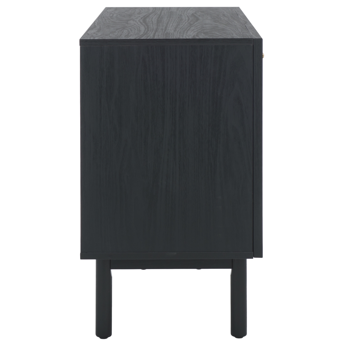 Aino 3 Door Sideboard / Media Stand - Black / Natural - Safavieh - Image 6