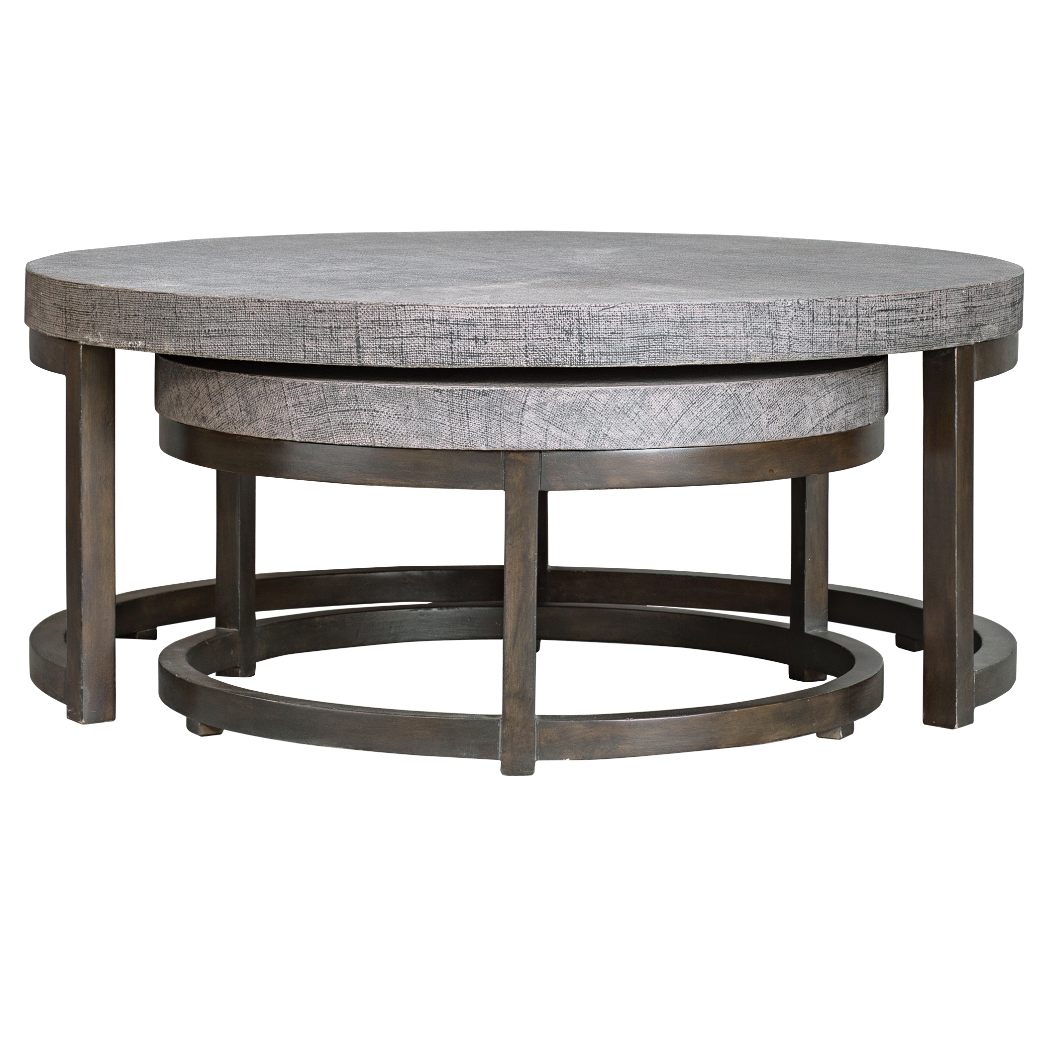 Aiyara Gray Nesting Tables, S/2 - Image 4