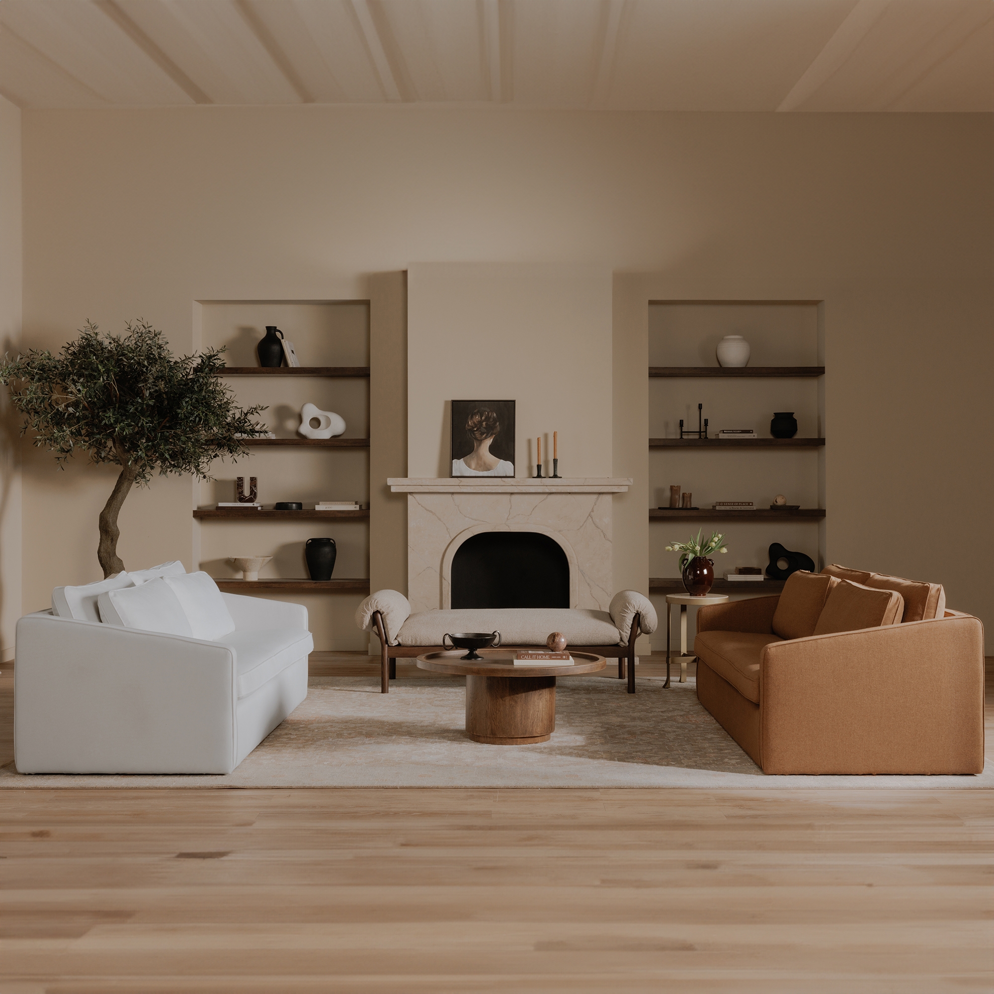 Phoebe Sofa Rust - Image 7