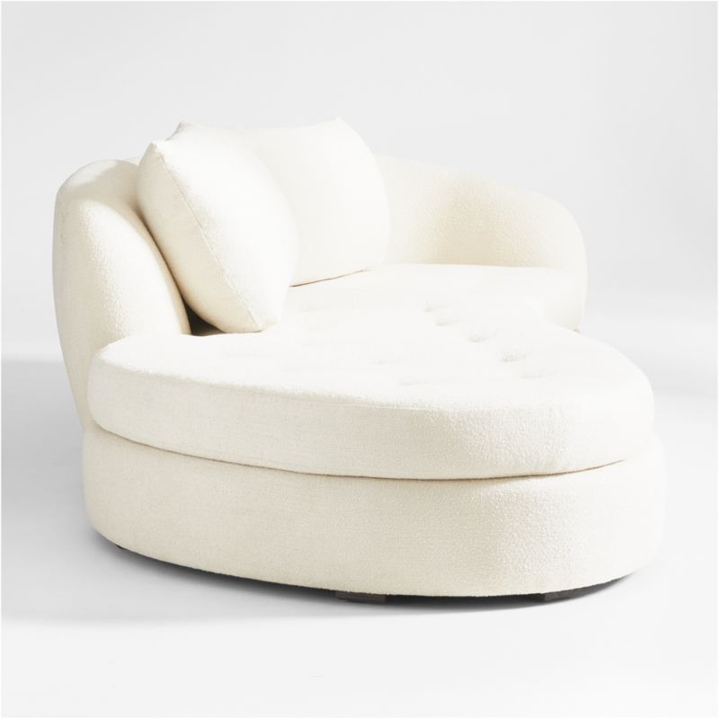 Sinuous Curved 2-Piece Left Arm Chaise Sectional Sofa by Athena Calderone - Image 3