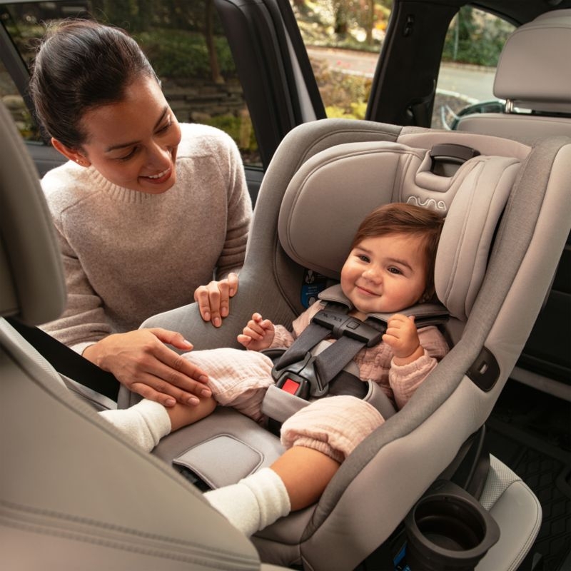 Nuna ® RAVA ™ Frost Light Grey Convertible Baby Car Seat - Image 1