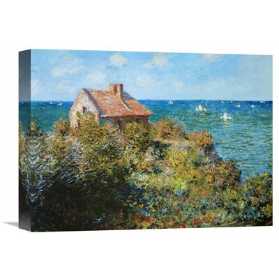 'Fishermans Cottage' by Claude Monet Painting Print on Wrapped Canvas - Image 0