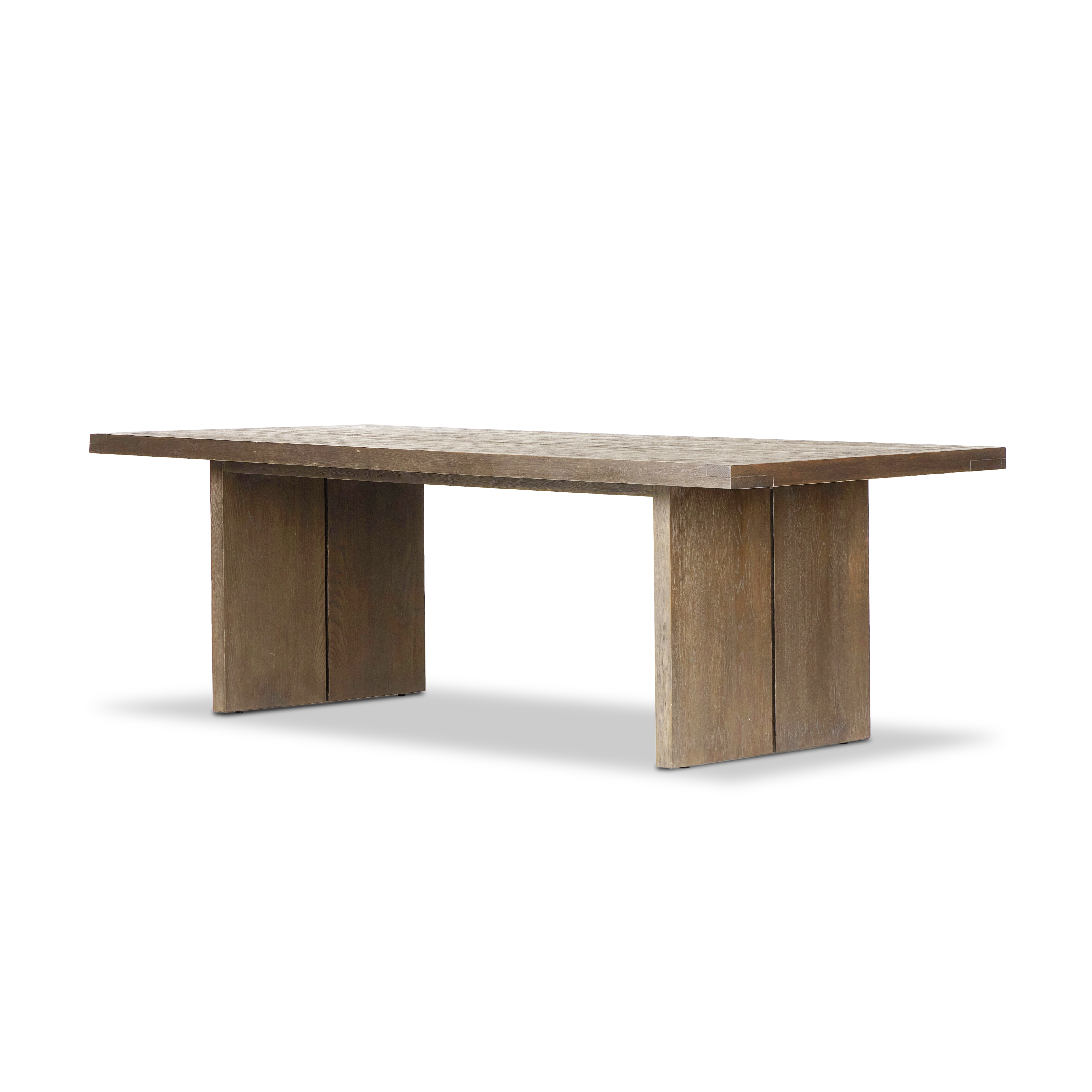 Warby Dining Table 94"-Worn Oak - Image 0