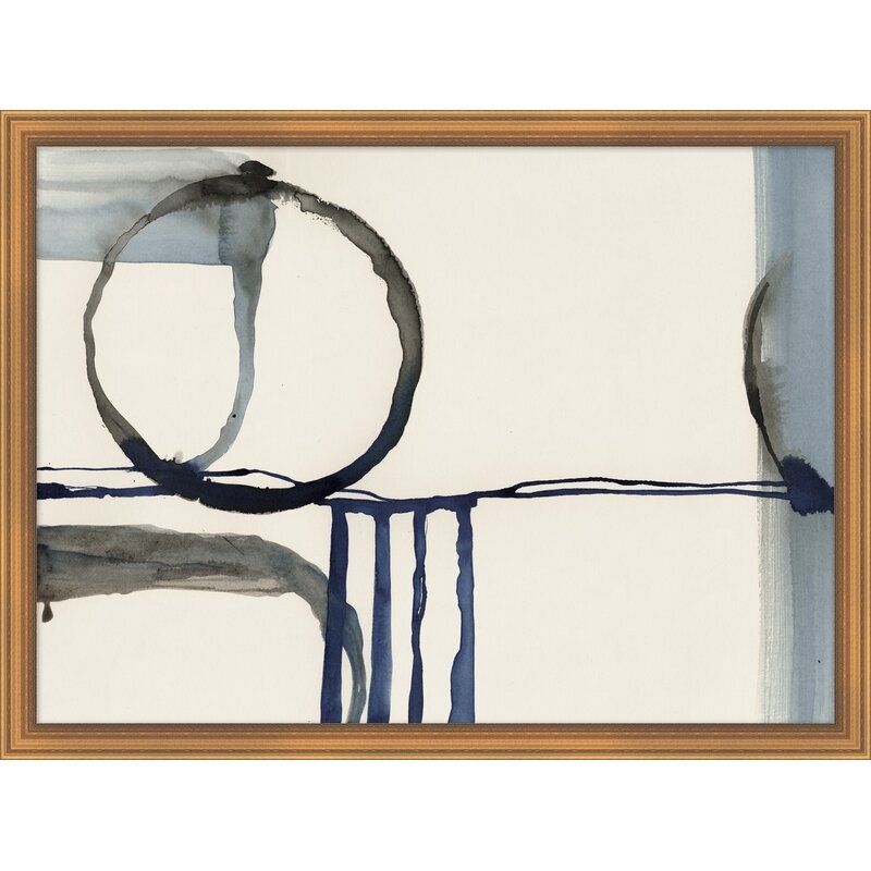 Wendover Art Group Fluid Form 1 by Thom Filicia - Picture Frame Painting on Paper - Image 0