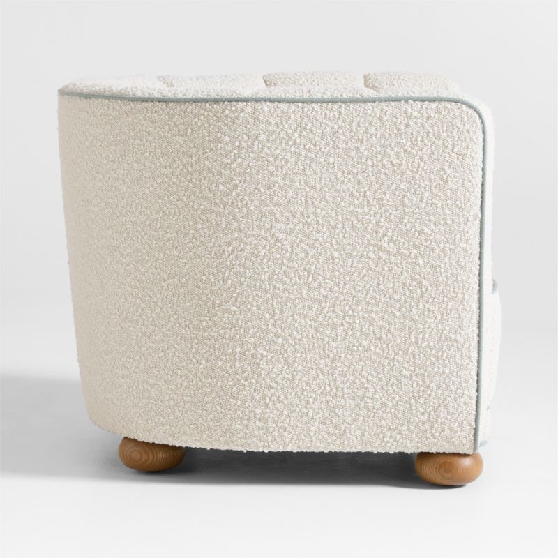 Hatsby Cream Boucle Kids Accent Chair by Jake Arnold - Image 5