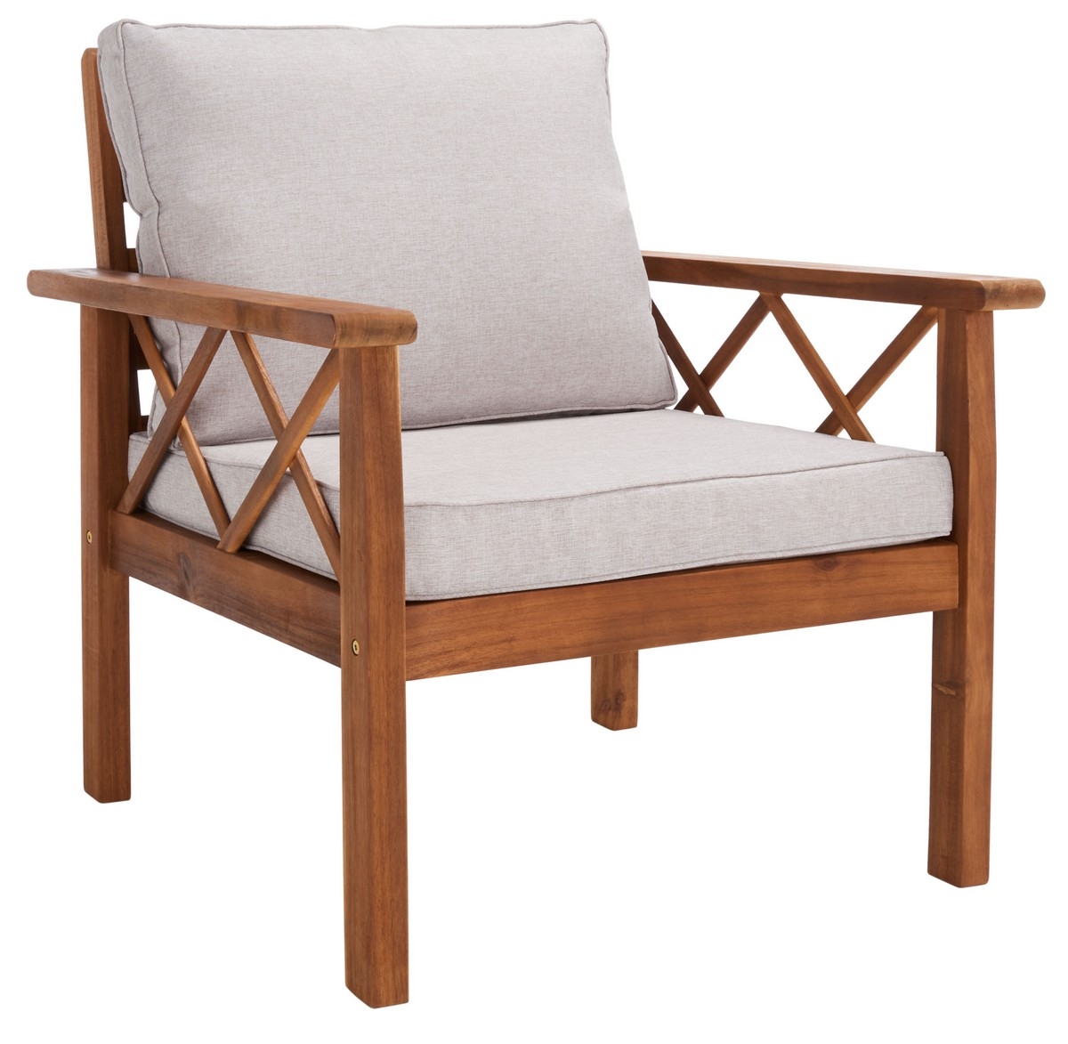 Loanna 6Pc Outdoor Living Set - Natural/Light Grey - Safavieh - Image 6