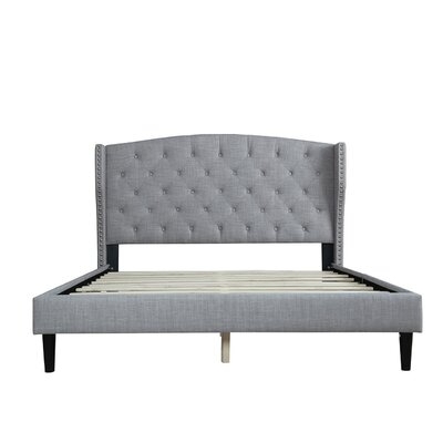 Perkinsville Tufted Upholstered Low Profile Platform Bed - Image 0