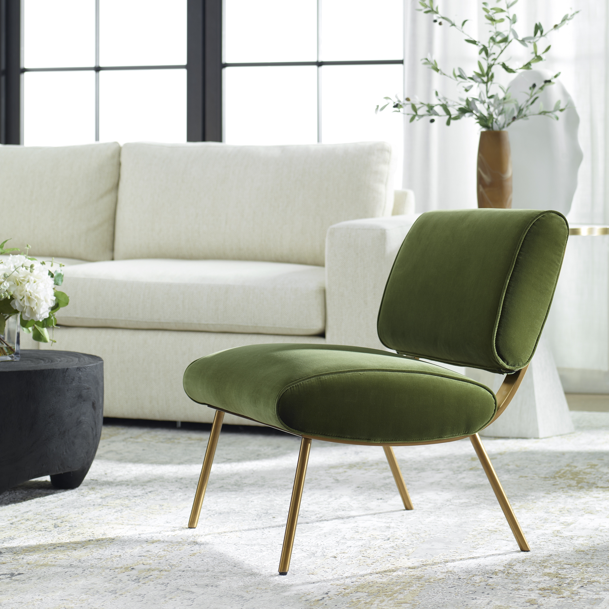 Knoll Mid-Century Accent Chair - Image 1