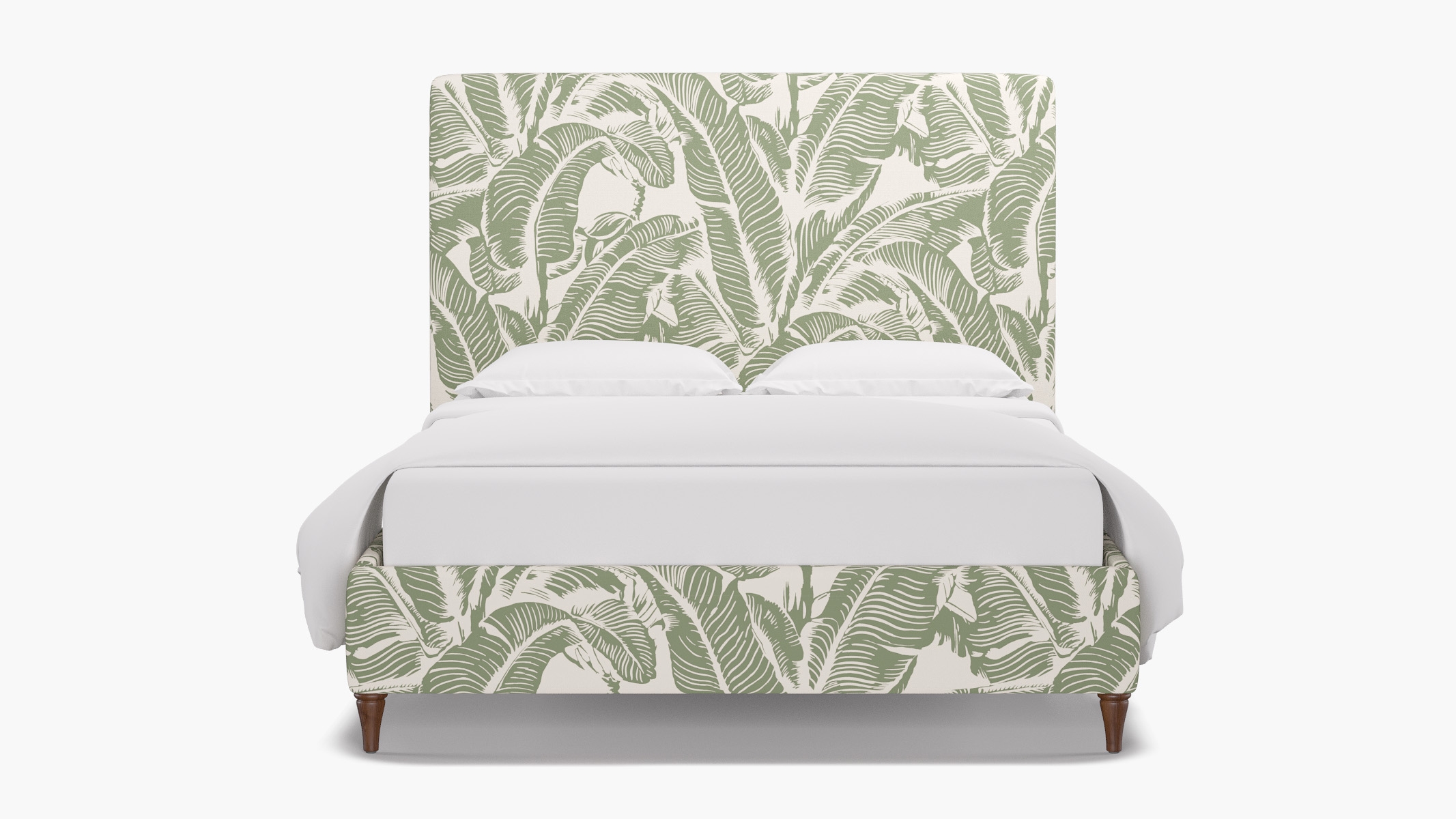 Classic Bed, Sage Martinique® Encore, Walnut Decorative Tapered Leg, Twin - Image 0