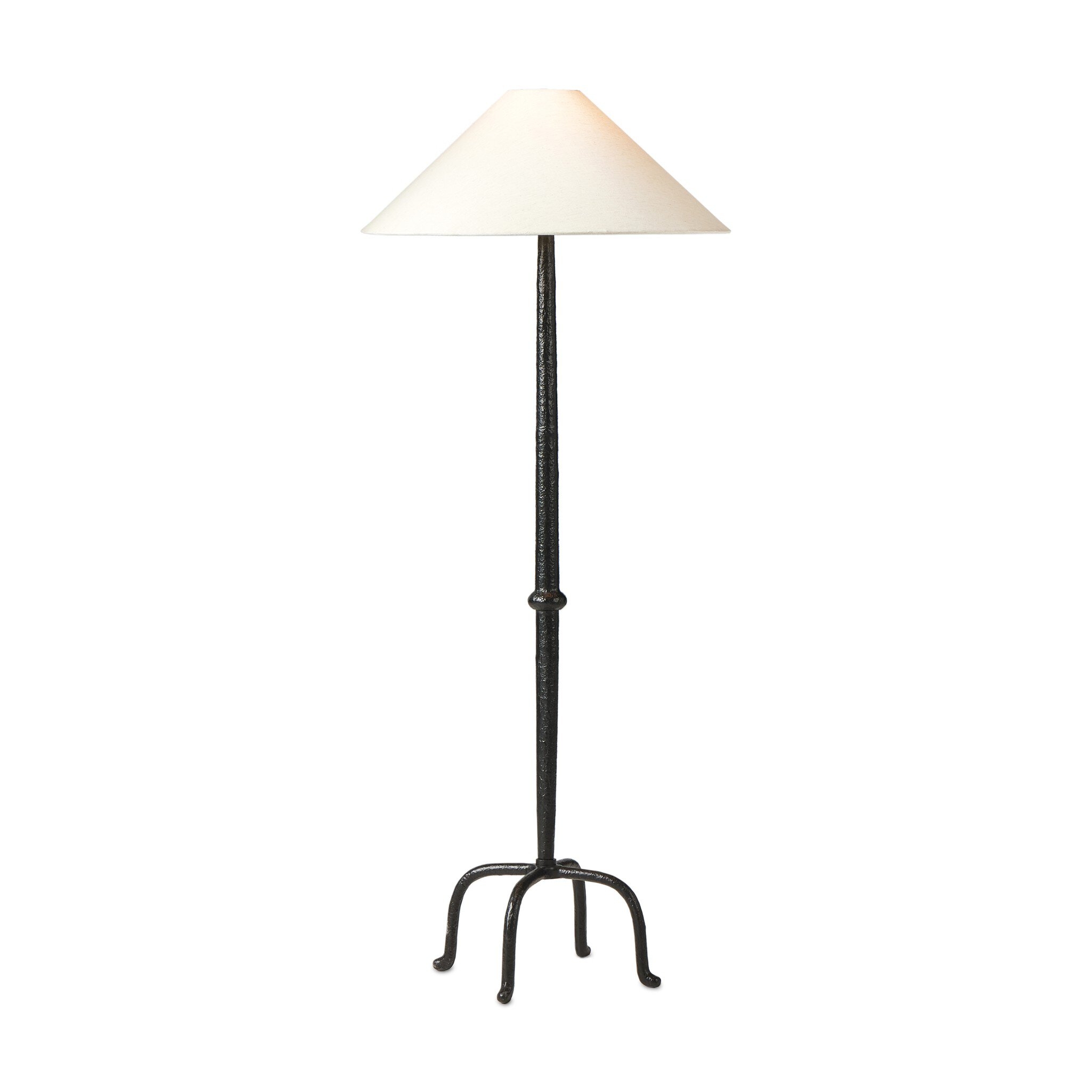 Neville Floor Lamp - Matte Black Cast Aluminum - Image 2