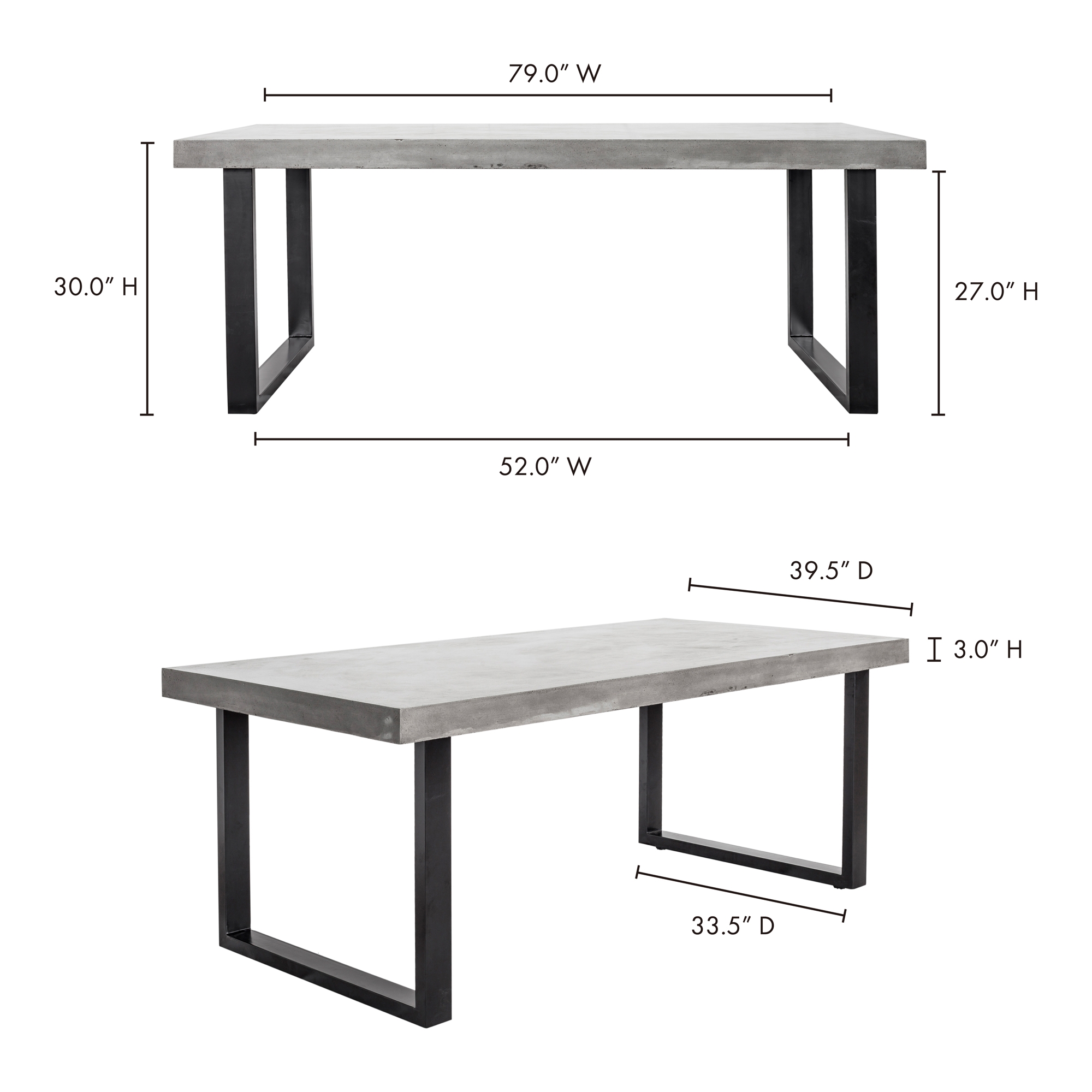Jedrik Outdoor Dining Table Large - Image 6