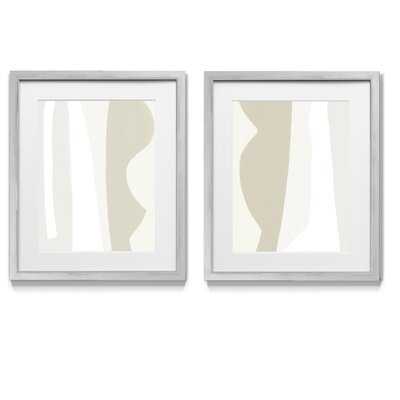 Fundamental I - 2 Piece Picture Frame Graphic Art Print Set on Paper - Image 0