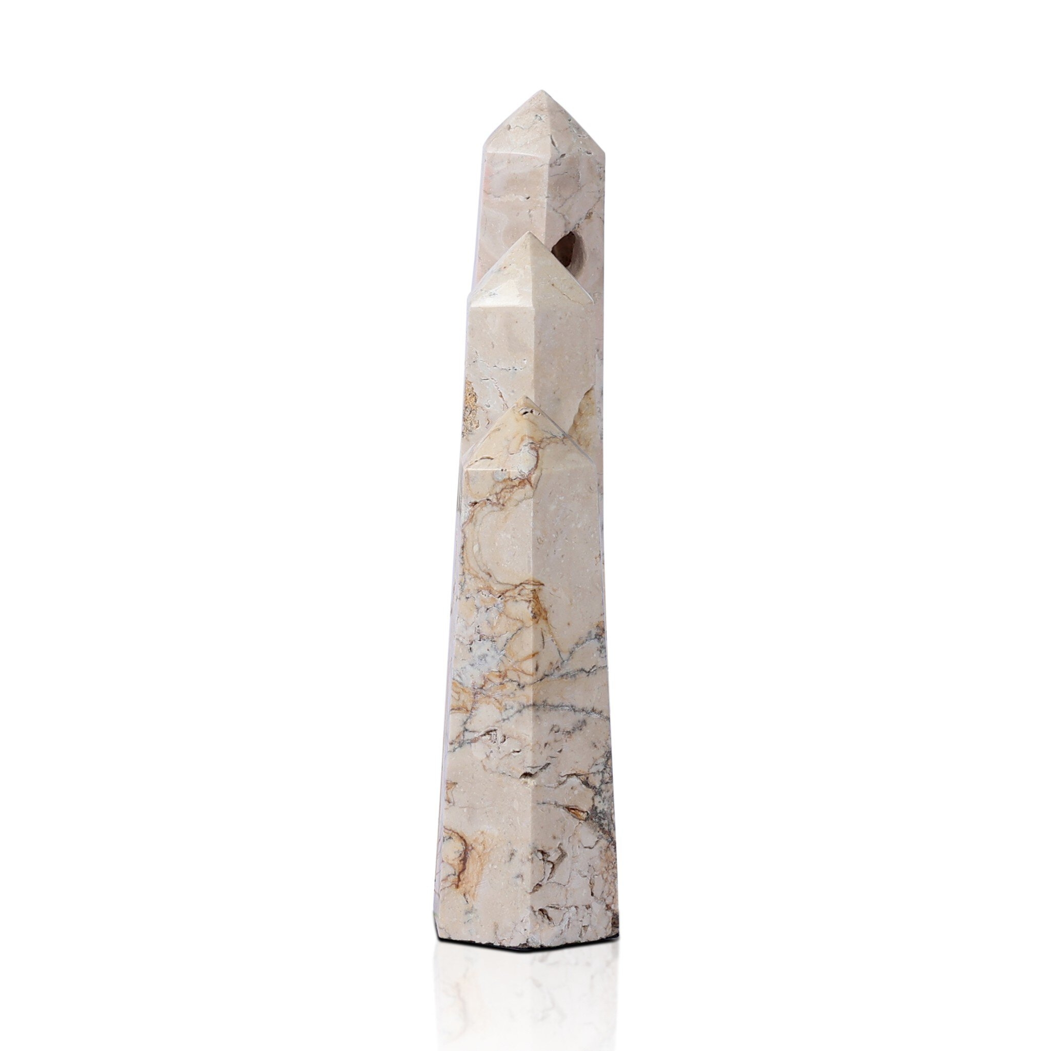 Travertine Obelisk Set - Romano Fosse Travertine - Image 8