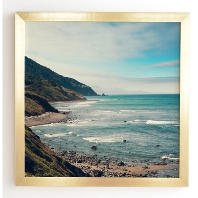 California Pacific Coast Highway - Picture Frame Photograph Print on Wood - Image 0