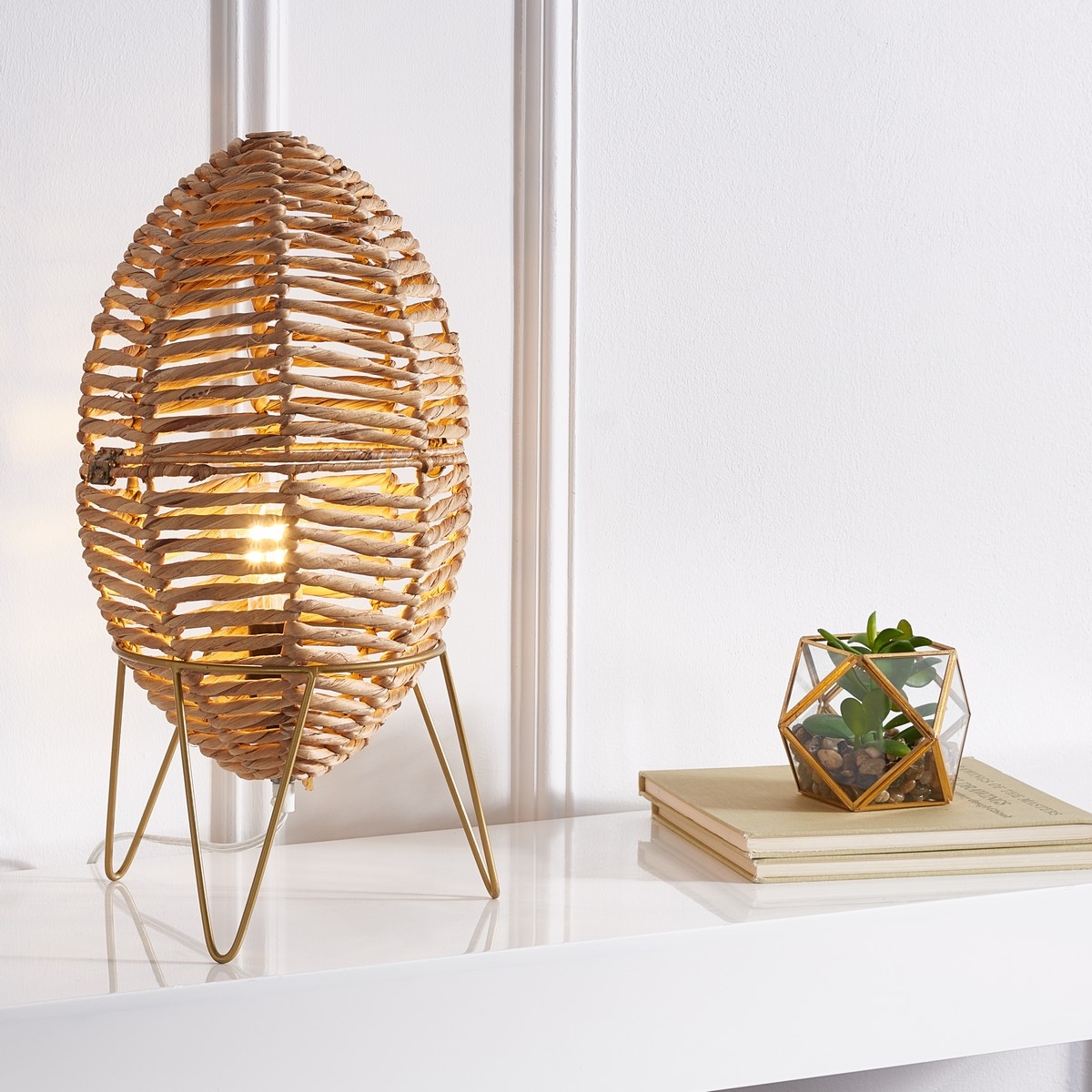 Kiora 18.5" Table Lamp - Natural - Safavieh - Image 2