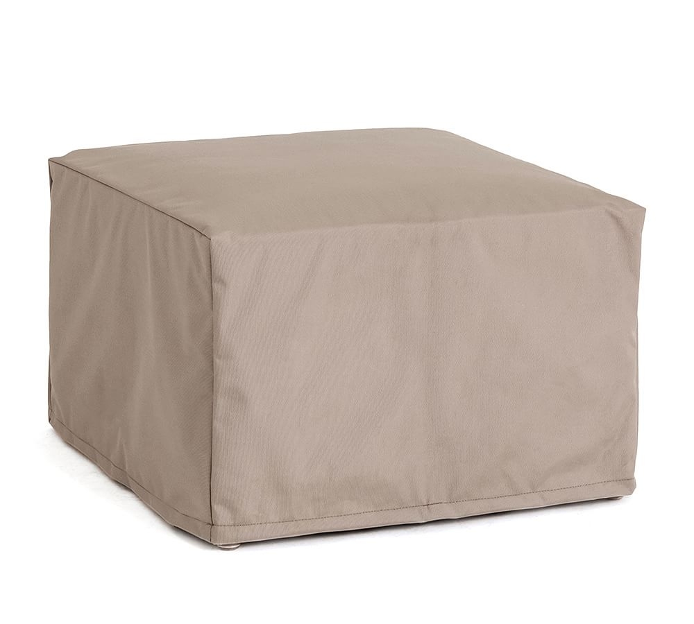 Noe Custom-Fit Outdoor Furniture Cover - Ottoman - Image 0