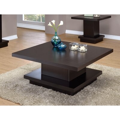 Amke Pedestal Coffee Table with Storage - Image 0