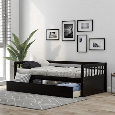 Wooden Daybed With Drawers - Image 0