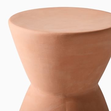 Hourglass Terracotta Side Table - Image 3