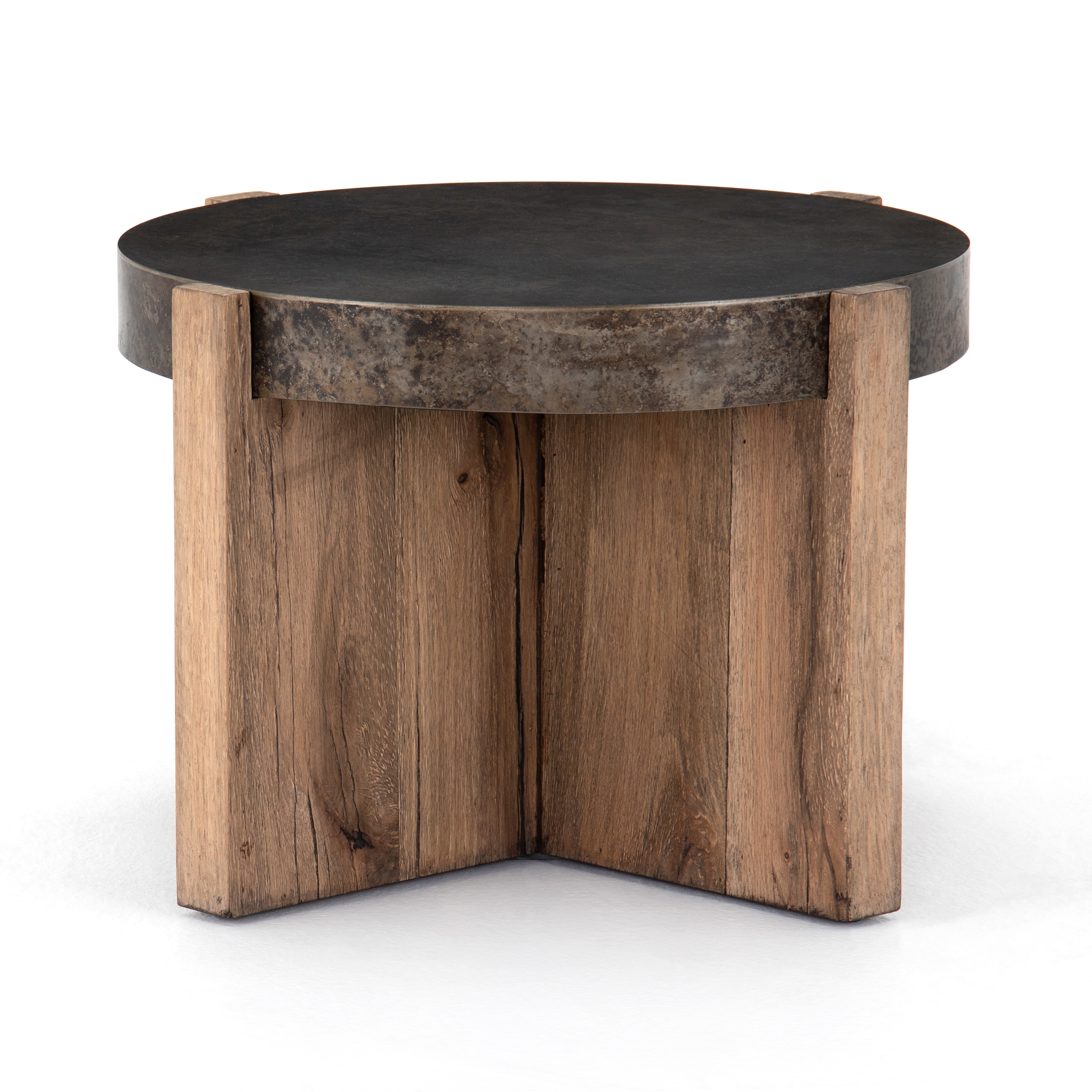 Bingham End Table - Rustic Oak Veneer - Image 0