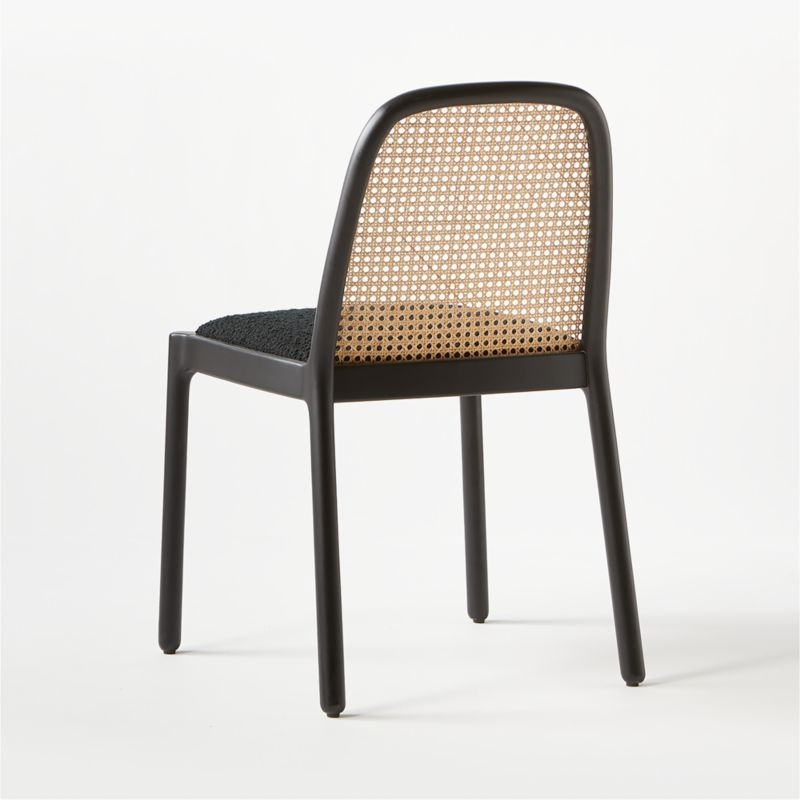 Nadia Black Cane Dining Chair - Image 8