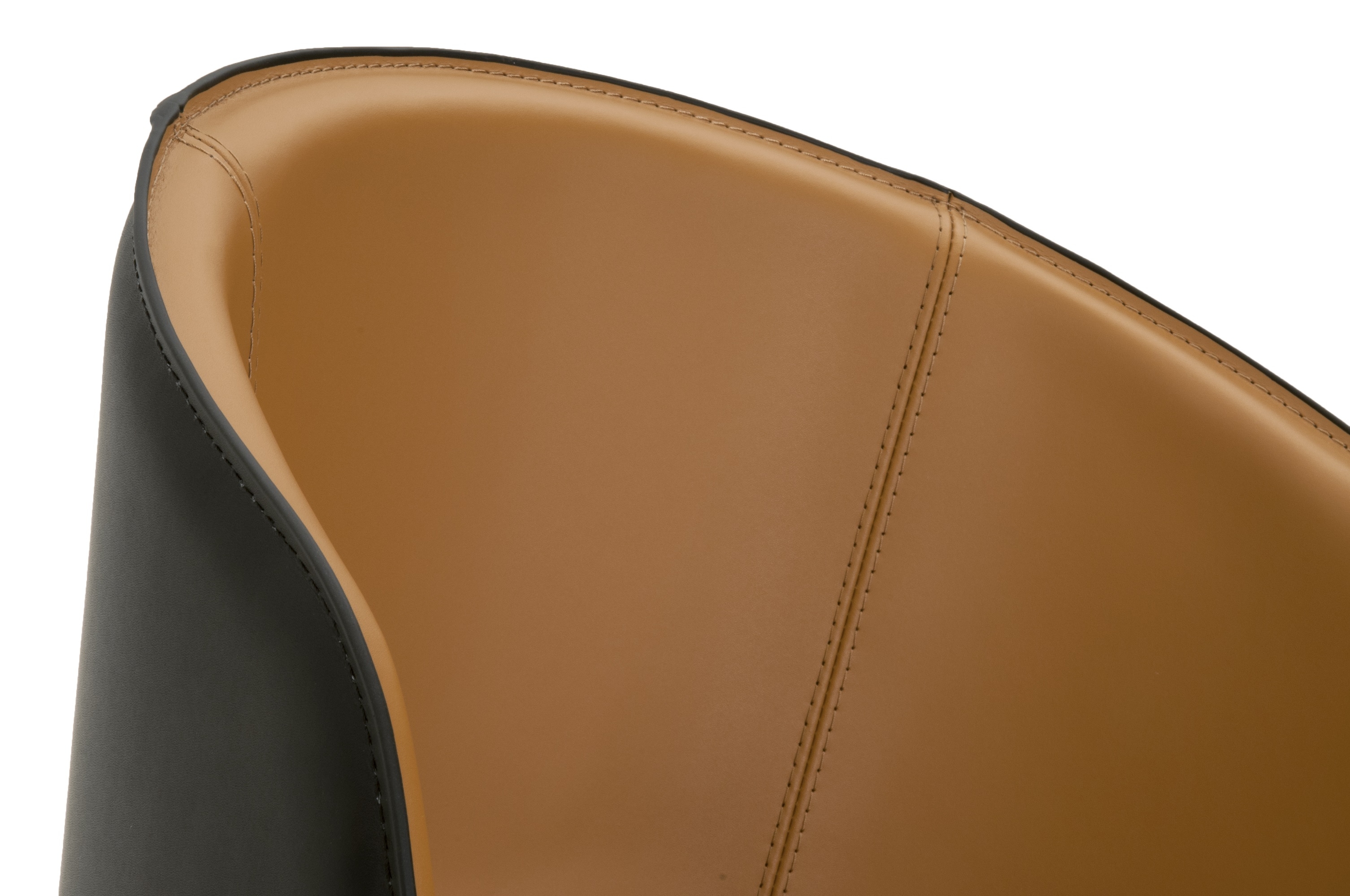Fontana Dining Chair, Saddle Bonded Leather - Image 5