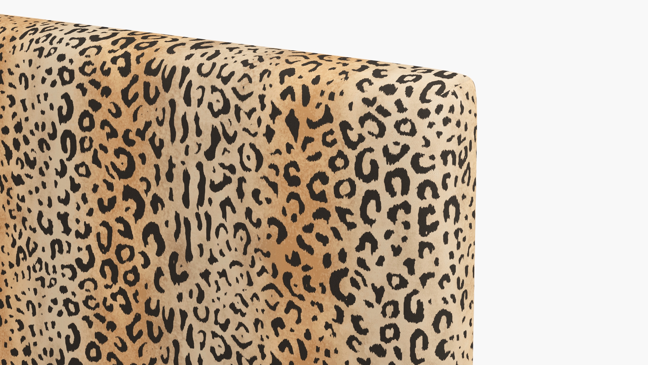 Square Back Headboard, Leopard, Queen - Image 2