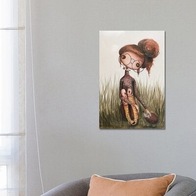 Hattie and the Hedgehog by Femke Muntz - Wrapped Canvas Graphic Art Print - Image 0