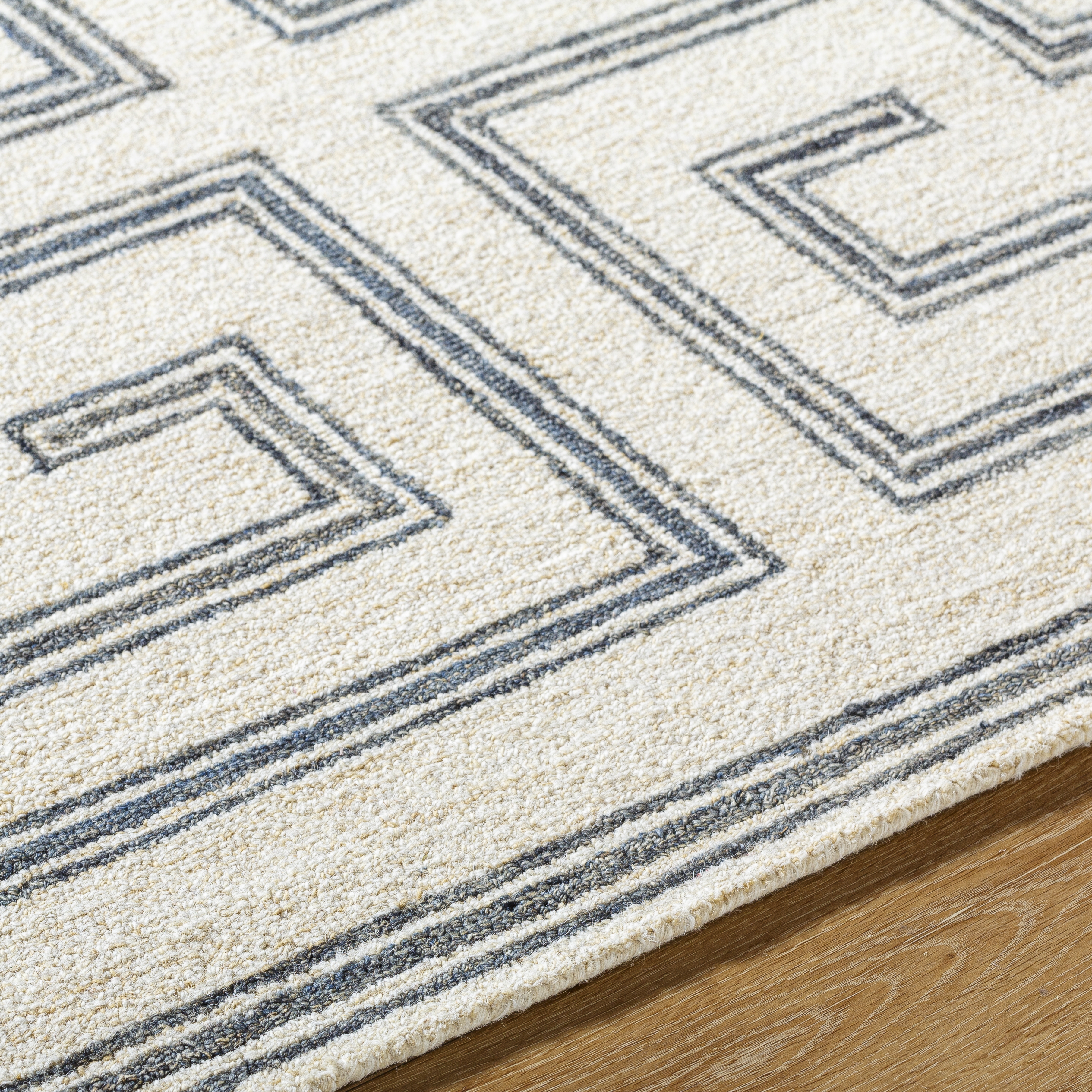 Bournemouth Beige Indoor 5' x 7'6" Handmade Rug - Image 3
