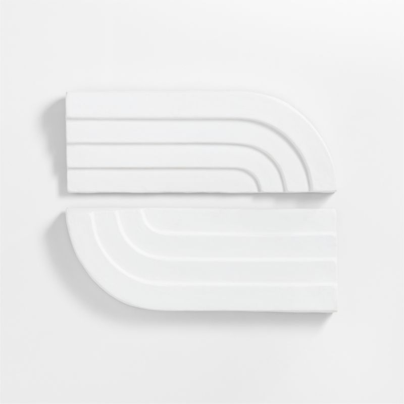 Ive Plaster Arch Wall Art Set of 2 - Image 1