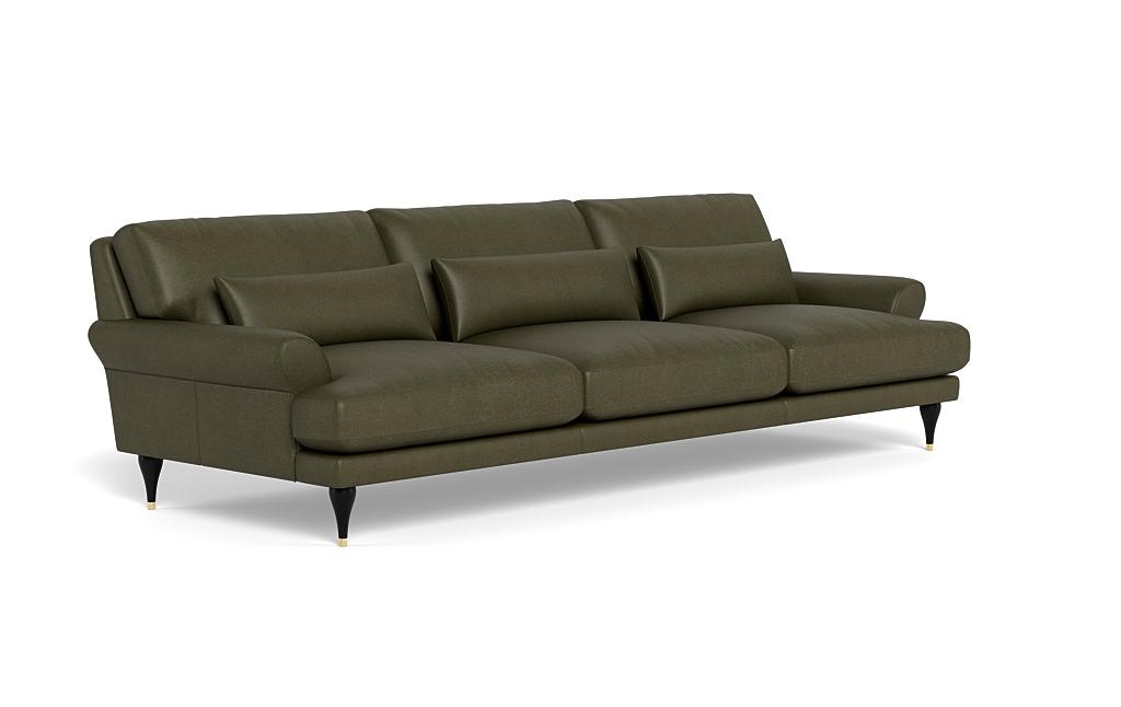 Maxwell Leather 3-Seat Sofa by Apartment Therapy - Image 1