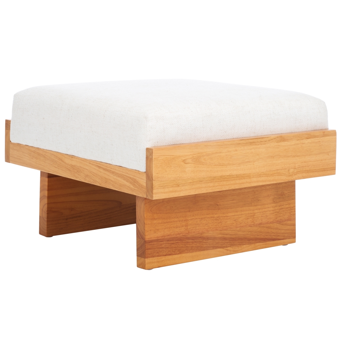 Tarilynn Ottoman - Cream / Natural - Safavieh - Image 6