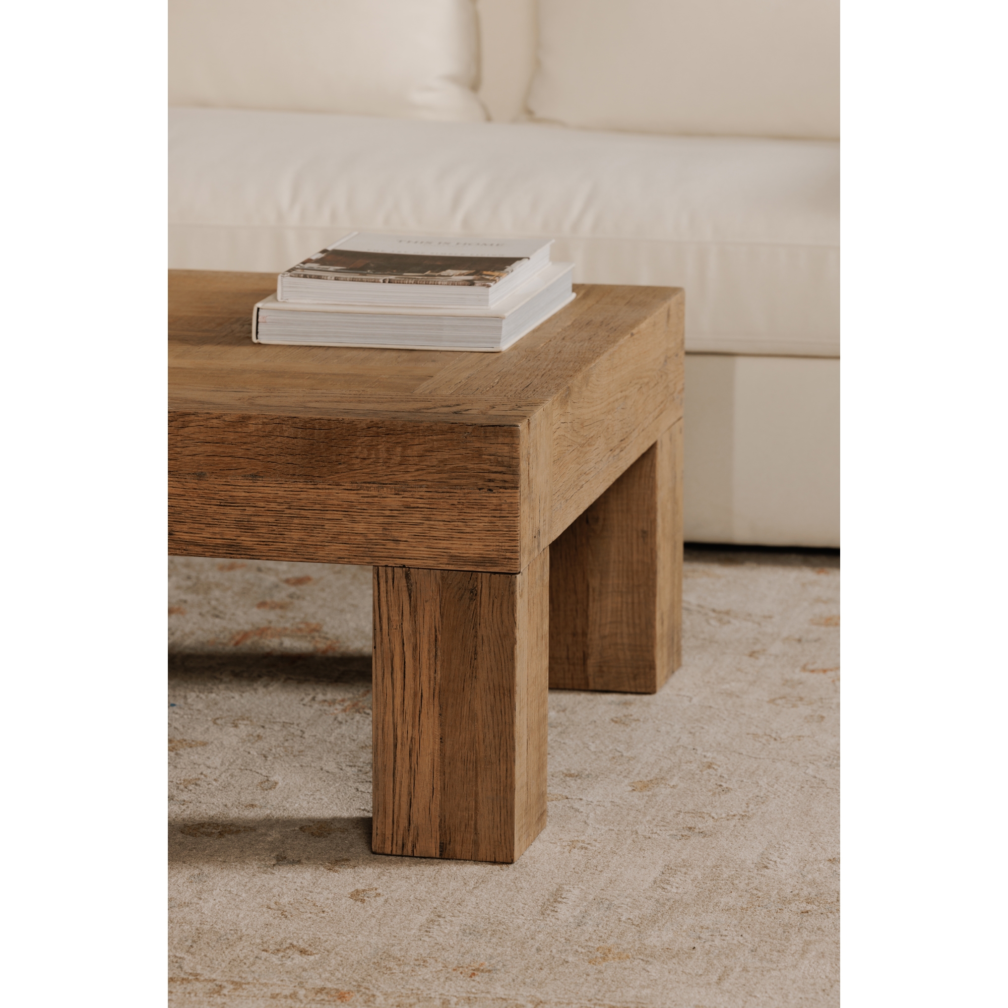 Evander Coffee Table Rectangle Aged Oak - Image 8