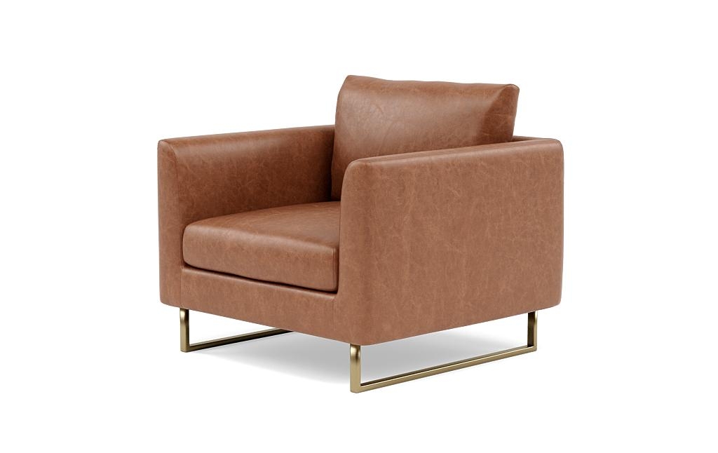 Owens Leather Accent Chair - Image 2