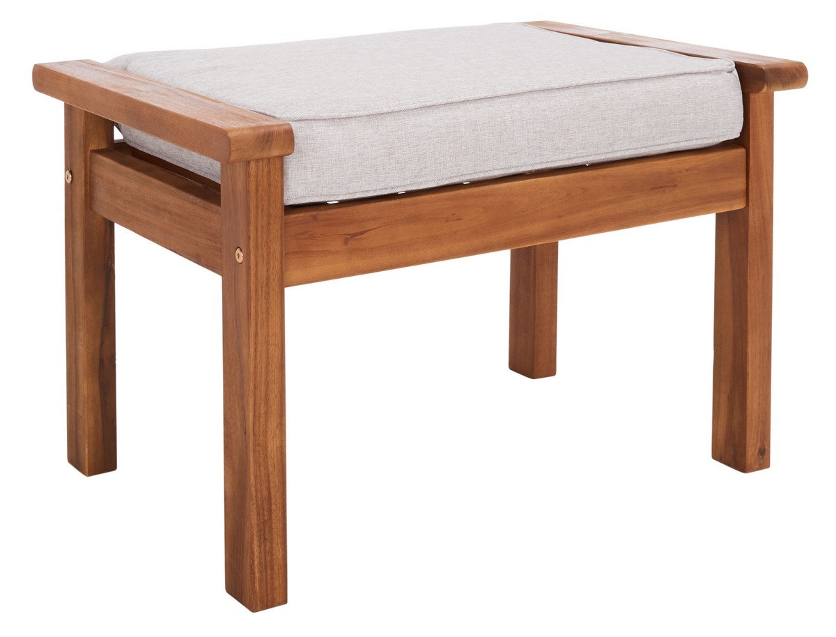 Loanna 6Pc Outdoor Living Set - Natural/Light Grey - Safavieh - Image 7
