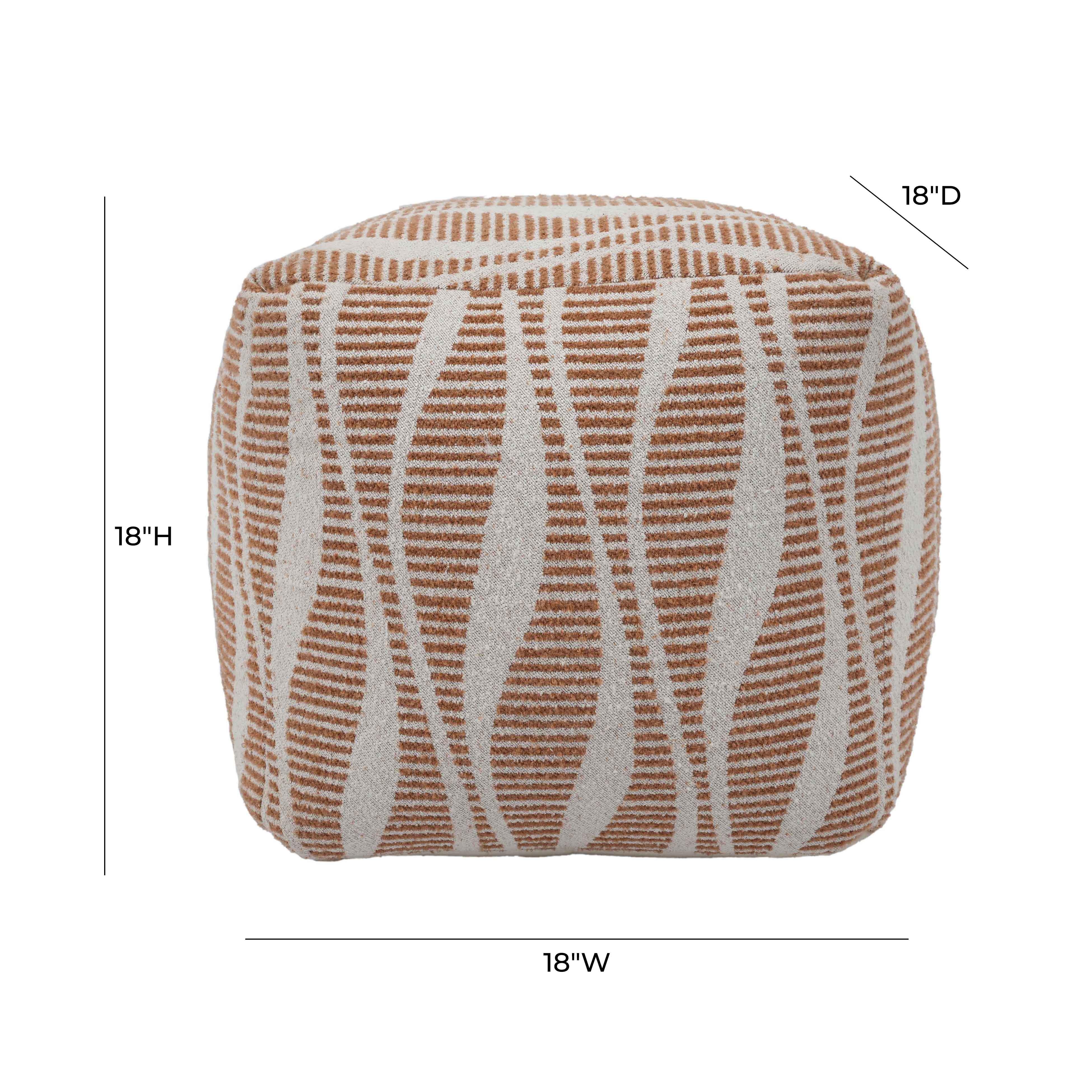 Ember Woven Pouf - Image 4