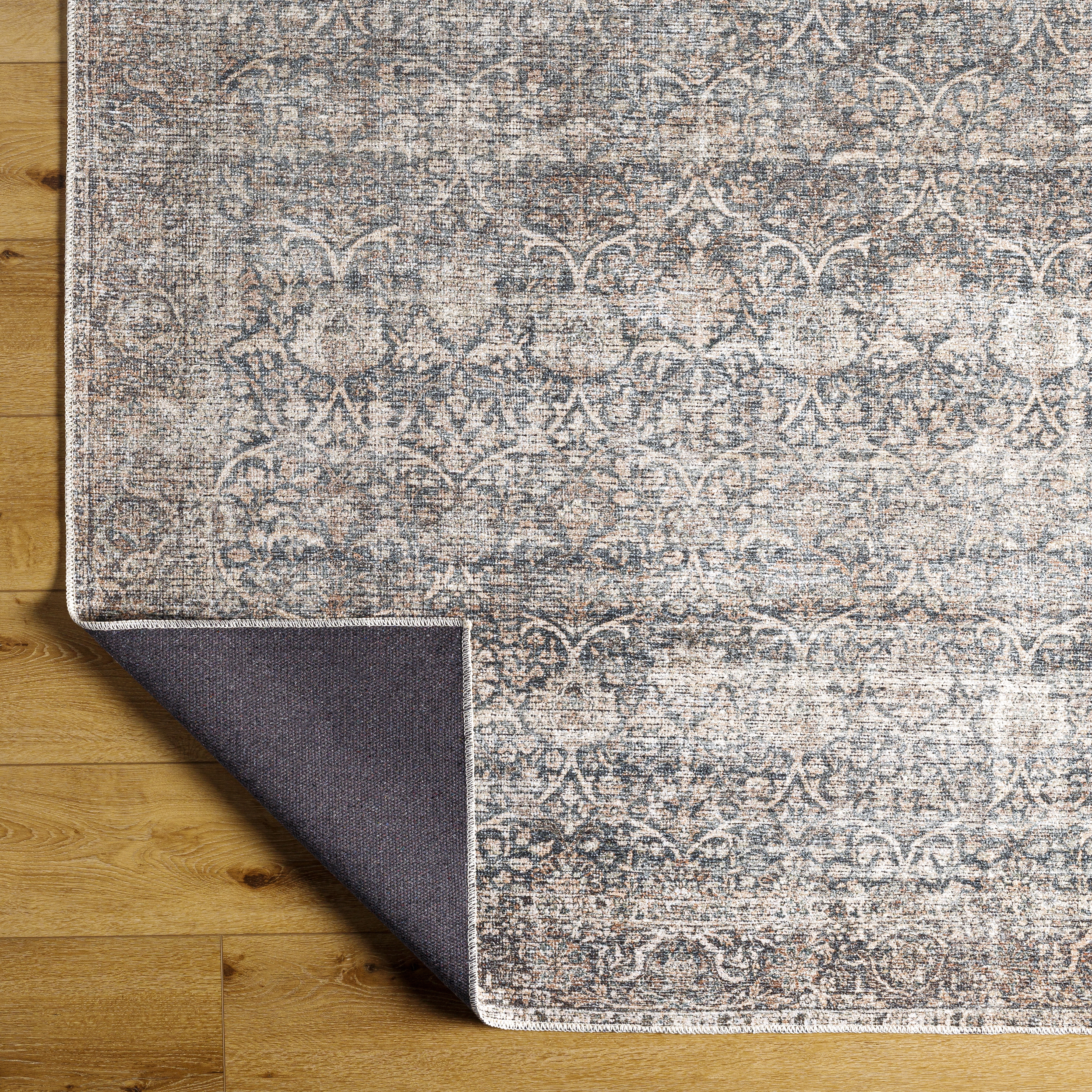 Lorelai Gray Indoor 6'7" x 9' Machine Woven Rug - Image 3