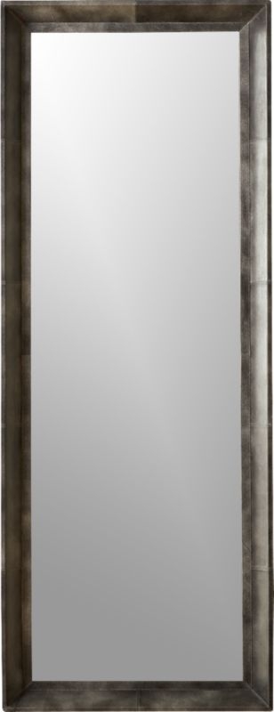 Logan Leather Floor Mirror 30"x79" - Image 3