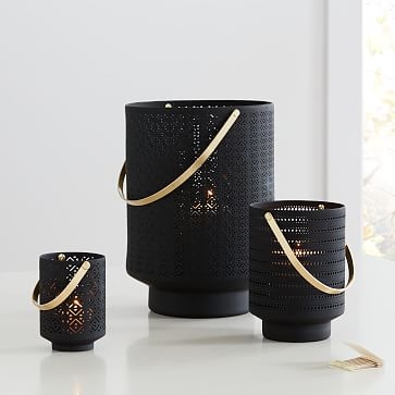 Modern Porcelain Lantern, Set of 3 - Image 0