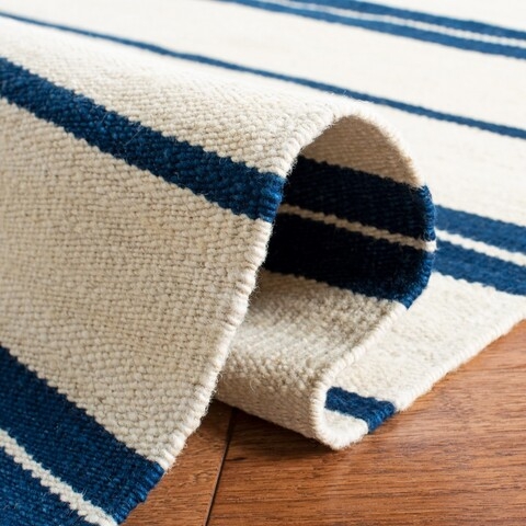 Sagaponeck Stripe Rug, Navy, 6' x 9' - Image 3